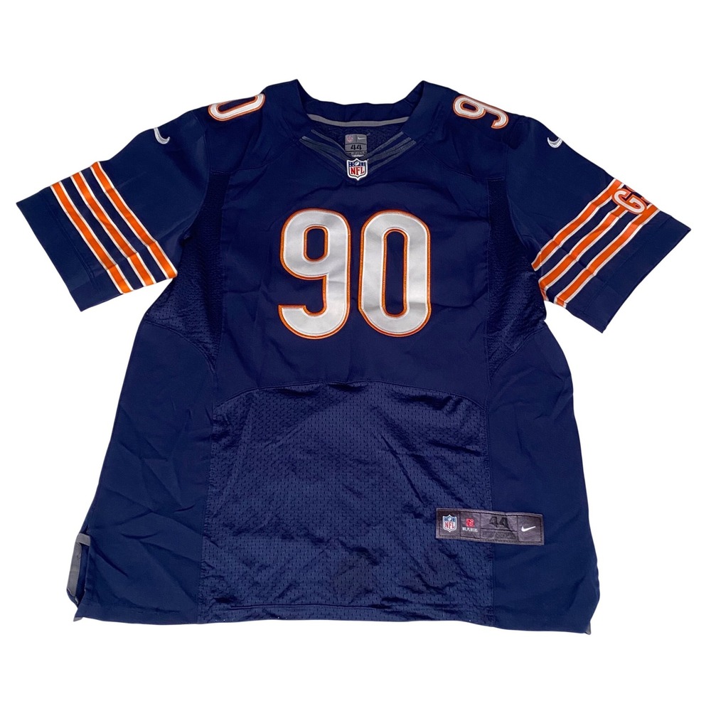 Nike Chicago Bears Julius Peppers 90 Elite On Field Jersey Mens 44 Navy‎ Blue